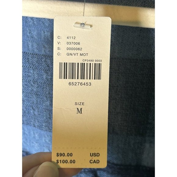 Anthropologie Pilcro Pullover V-Neck blouse combo Sz M - Picture 5 of 9